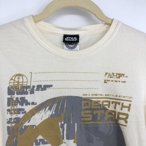 Star Wars official off white graphic print Rogue One short sleeve t-shirt size S - Picture 4 of 12